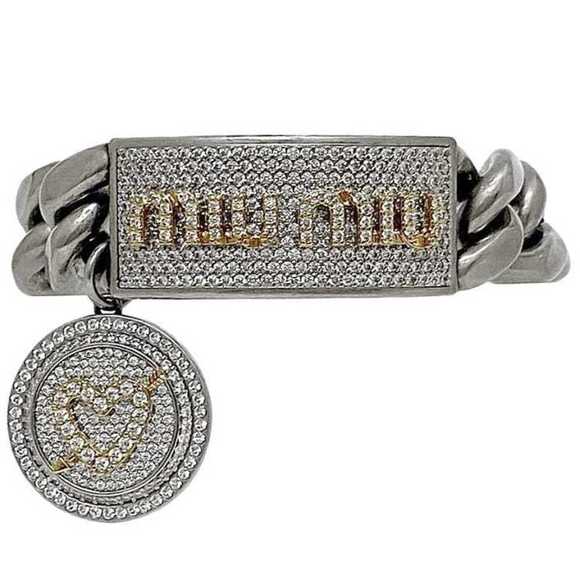 MIU MIU Silver Charm Bracelet - Picture 1 of 11